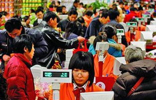В первые 4 дня Нового года в Китае на потребительском рынке наблюдался стабильный рост 