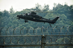 Китай представил публике ударный вертолет WZ-10